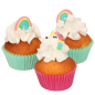 Preview: Backzutaten, Backzubehör und Cake Design * Zuckerdekor * Einhorn & Regenbogen * Set