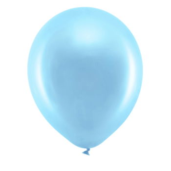 Luftballons * Metallic * Blau * 10 Stück