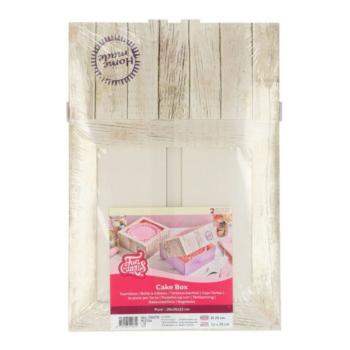 Cake Box * Pure * 26 x 26 x 12 cm * 2 Pieces