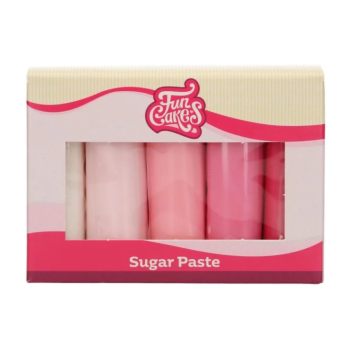 Baking Ingredients, Baking Supplies and Cake Design * Sugar Paste Multipack Pink