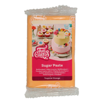 Baking Ingredients, Baking Supplies and Cake Design * Sugar Paste Tropical Orange