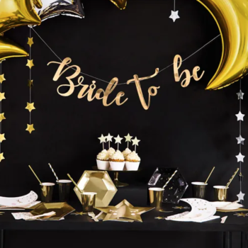 Cupcake Toppers Stars Gold
