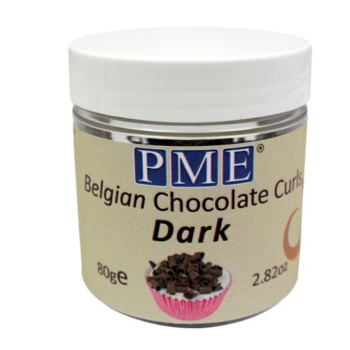 Baking Ingredients, Baking Supplies and Cake Design * PME Belgian Chocolate Curls Dark