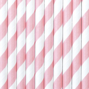Paper Straws Light Pink