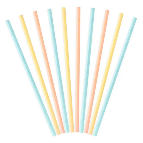 Paper Straws Summer Time