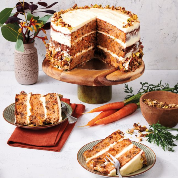Backzutaten und Backzubehör * Kuchenmischung Karottenkuchen