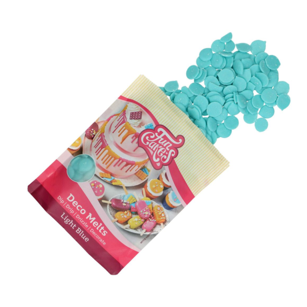 Backzutaten, Backzubehör und Cake Design * Deco Melts Hellblau