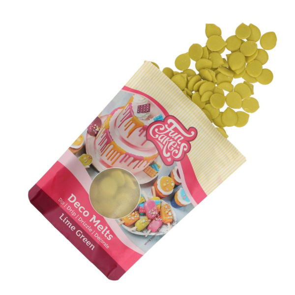 Backzutaten, Backzubehör und Cake Design * Deco Melts Limettengrün