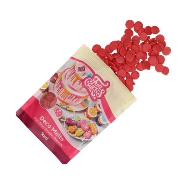 Backzutaten, Backzubehör und Cake Design * Deco Melts Rot