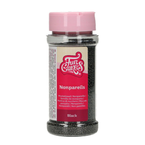 Backzutaten, Backzubehör und Cake Design * Nonpareils Schwarz
