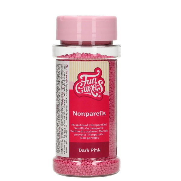 Backzutaten, Backzubehör und Cake Design * Nonpareils Dunkel Pink