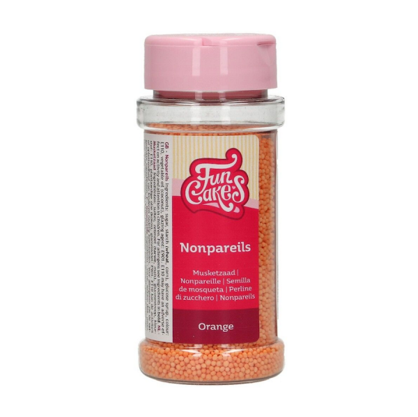 Backzutaten, Backzubehör und Cake Design * Nonpareils Orange