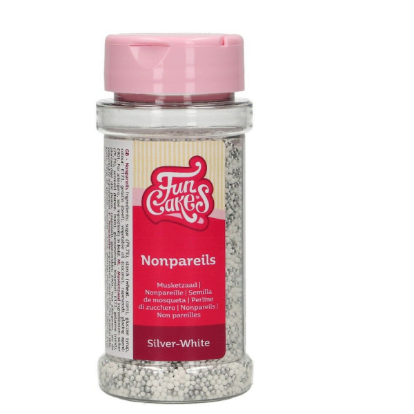 Baking Ingredients, Baking Supplies and Cake Design * Nonpareils Silver White