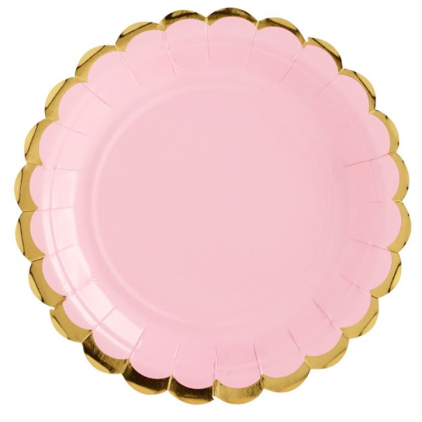 Paper Plate Light Pink