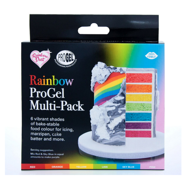 Backzutaten, Backzubehör und Cake Design * Rainbow Dust Progel Rainbow