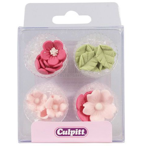 Backzutaten, Backzubehör und Cake Design * Zuckerdekor Blumen & Blätter