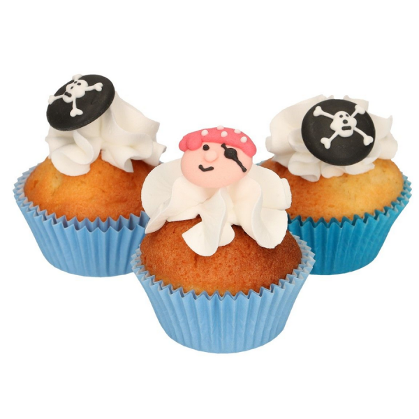 Backzubehör, Backzutaten und Cake Design * Zuckerdekor * Piraten * Set