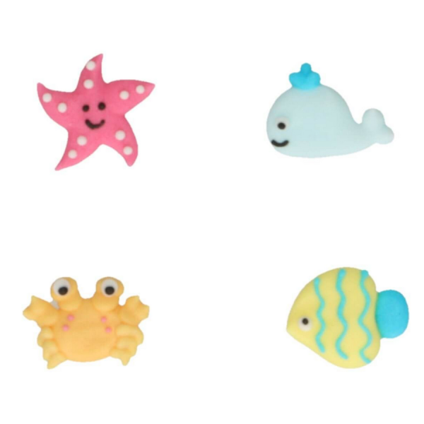 Backzutaten, Backzubehör und Cake Design * Zuckerdekor Sea Life