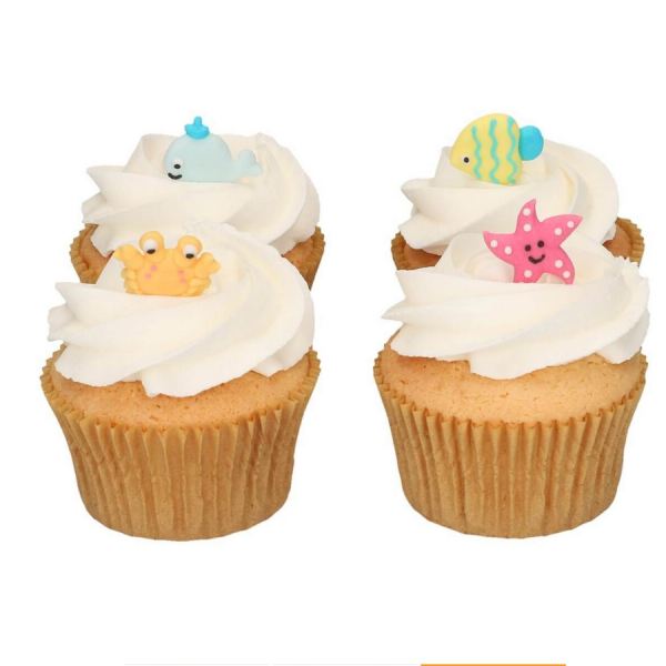 Backzutaten, Backzubehör und Cake Design * Zuckerdekor Sea Life