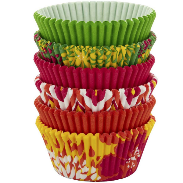 Baking Cups Neon Floral