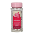 Zuckerperlen * Metallic Silber * Medium * 80 g